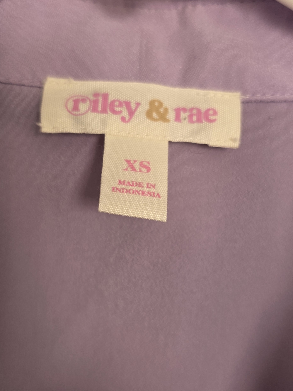 riley & rae Women's Lavender Sleep Top - XS